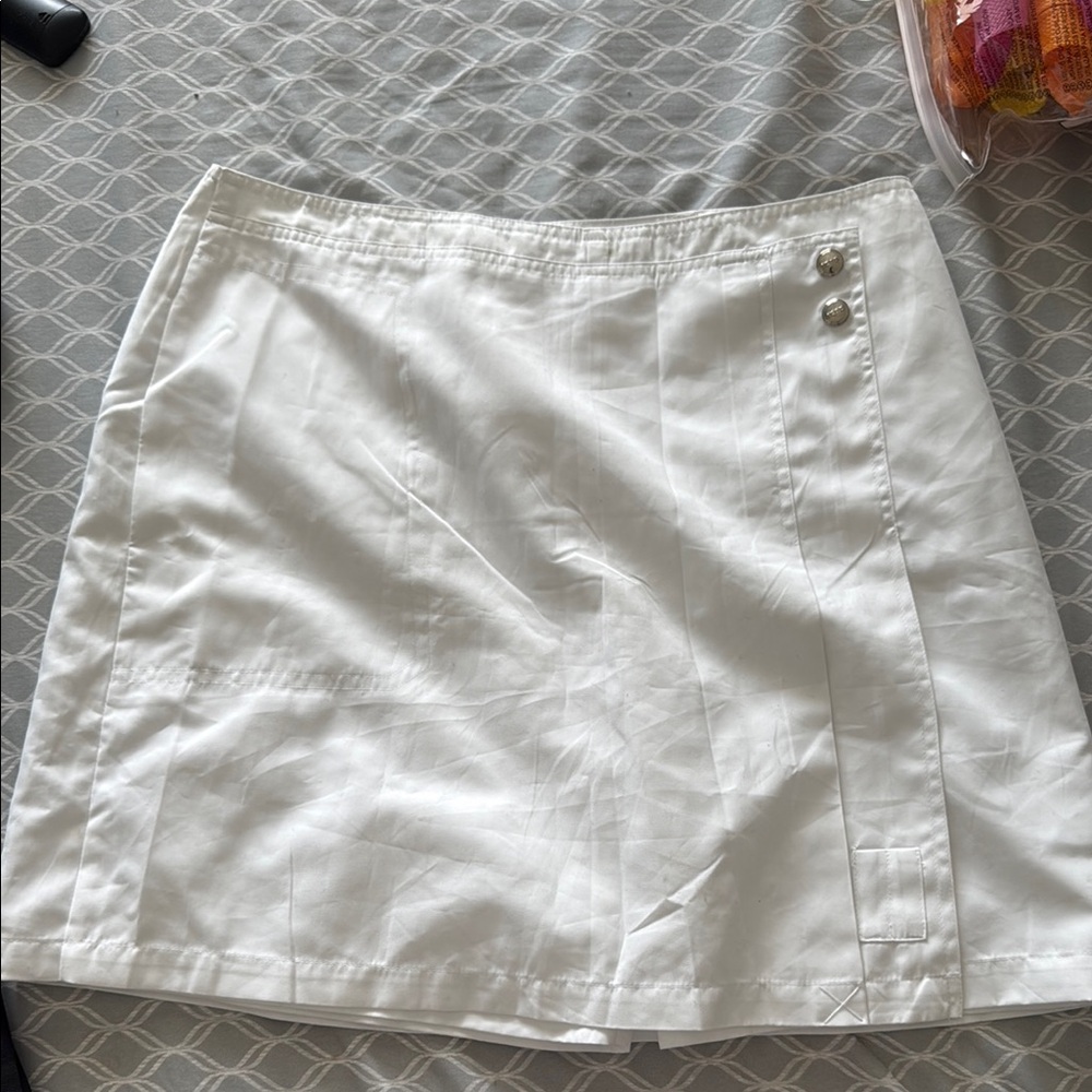 Izod White Mini Pencil Skirt Casual Resort Wear